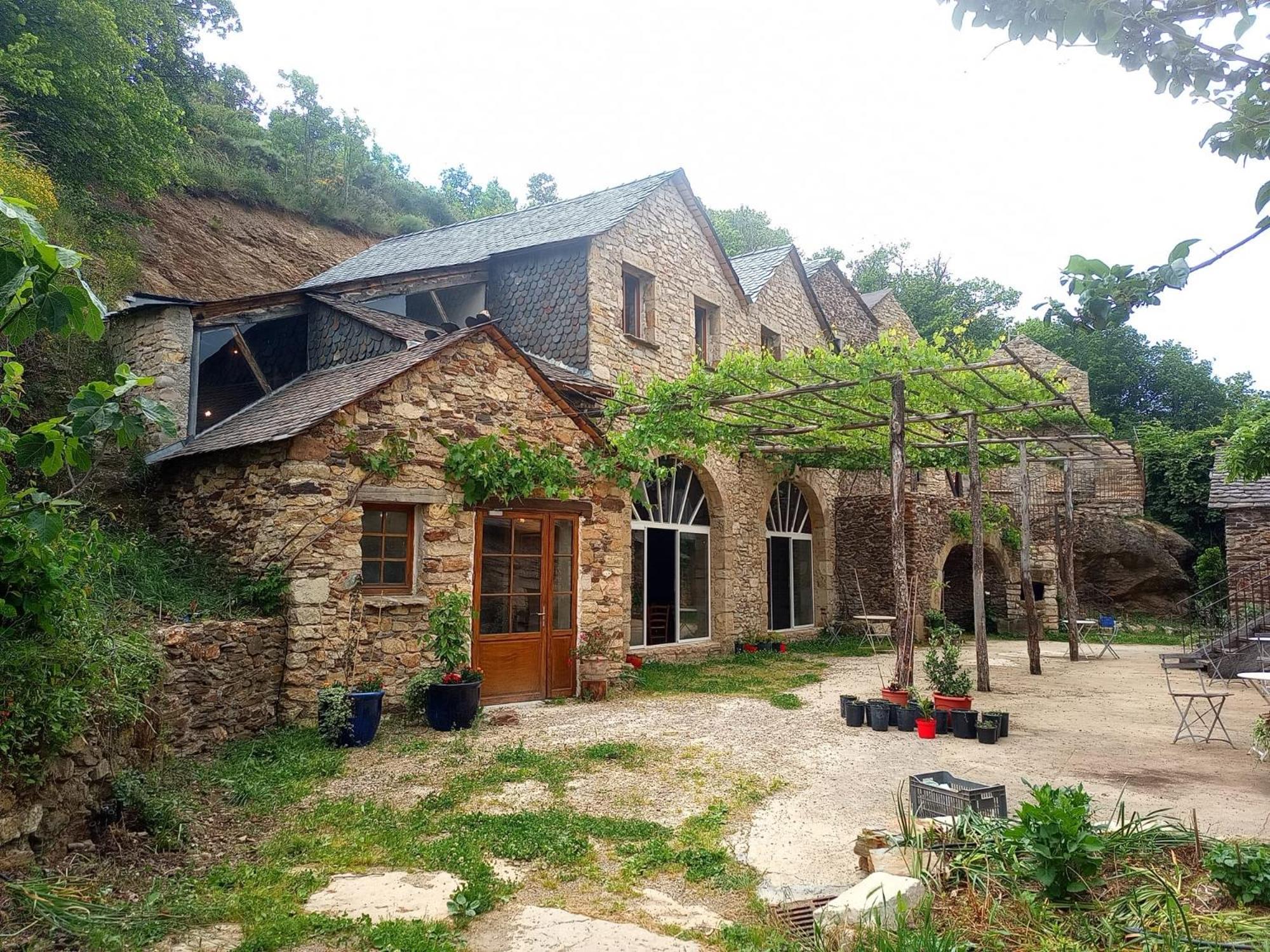La Ferme Des Cevennes Hotell Florac Exteriör bild