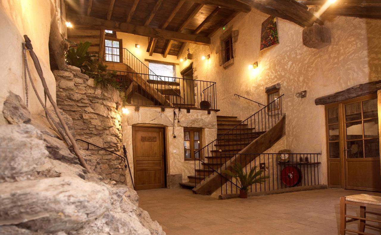 La Ferme Des Cevennes Hotell Florac Exteriör bild